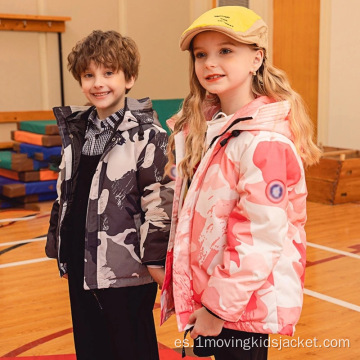 Chaqueta de plumón ligera para niños Invierno medio largo